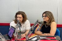 Luciana Pirozi e Cinthia Nobre em entrevista para a Rádio Muriaé